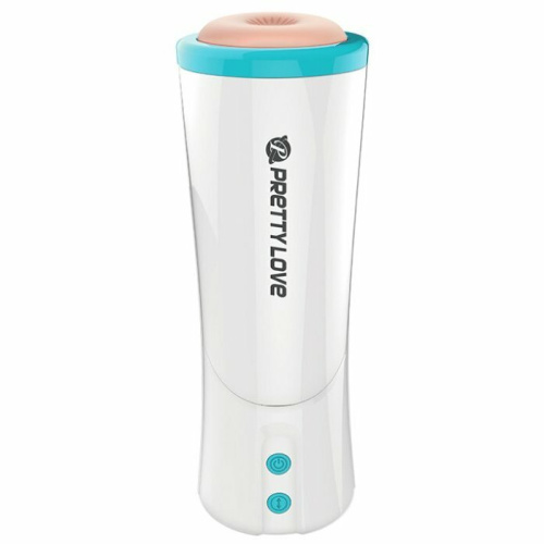 Мастурбатор с имитацией фрикций Pretty Love Aby, белый