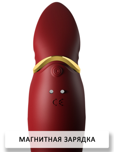 Вибратор Zalo Hero Wine Red фото 7