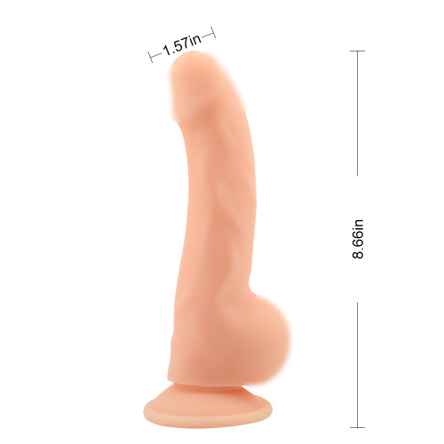 Телесный фаллоимитатор на присоске Naked Legend - 22 см. 101787217-CN фото 8