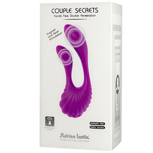 Вибратор свободные руки "Couple Secrets" с пультом ДУ, розовый фото 6