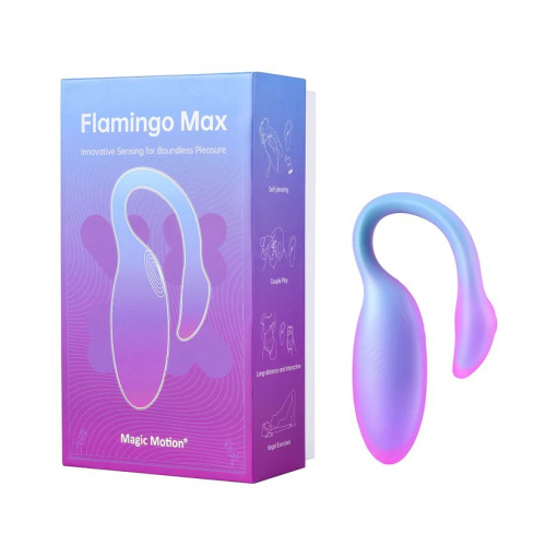 Вибратор Magic Motion Flamingo Max синий фото 2