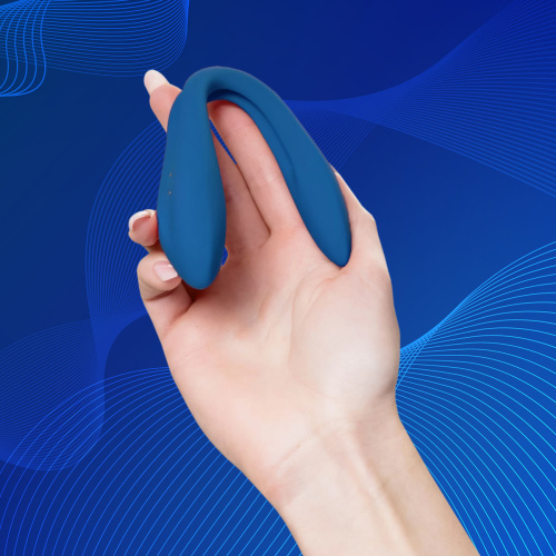 Гибкий универсальный вибратор Satisfyer Elastic Game dark blue (лимитированный цвет) 7649 фото 5