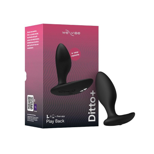 Анальная вибровтулка We-Vibe Ditto+ черный SNDT2SG4 фото 10