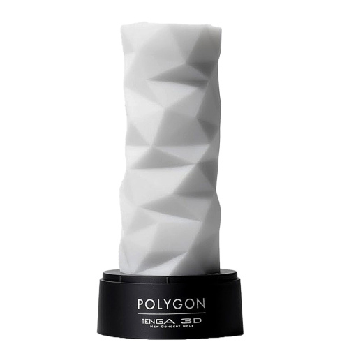 Tenga 3D Мастурбатор Polygon (TNH-004), белый/черный