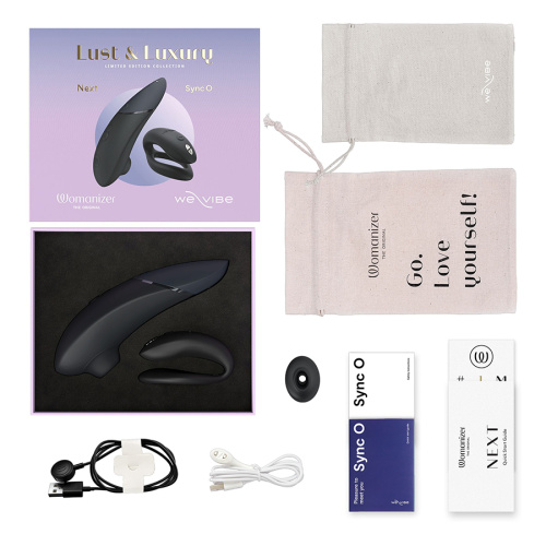 Набор Lust & Luxury: Womanizer Next and We-Vibe Sync O, черный фото 4