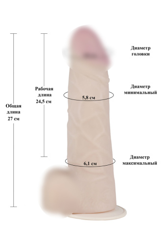 Вибромассажёр киберскин-ГИГАНТ 719021 RU фото 5 Вибромассажёр киберскин-ГИГАНТ 719021 RU фото 5