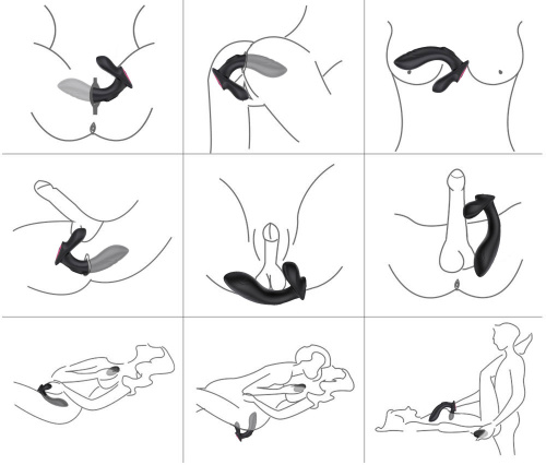 Вибромассажер RALF черный  фото 3