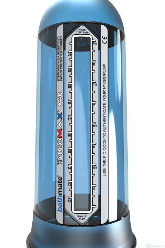Гидропомпа Bathmate Hydromax9 aqua синяя фото 5