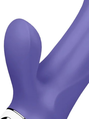 Satisfyer Вибратор Vibes Magic Bunny с клиторальным отростком 17.7 см, фиолетовый фото 7