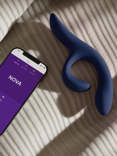 We-Vibe Вибратор-кролик силиконовый We-Vibe Nova 2 - 20.5 см, синий фото 10