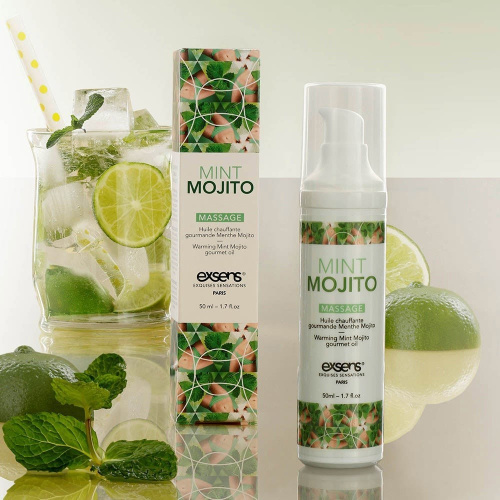 D882096 / Разогревающее массажное масло Gourmet MINT MOJITO фото 5