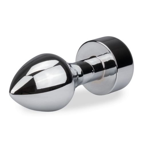 Серебряная втулка с прозрачным кристаллом Color Aluminium 004 L RO LV  фото 4
