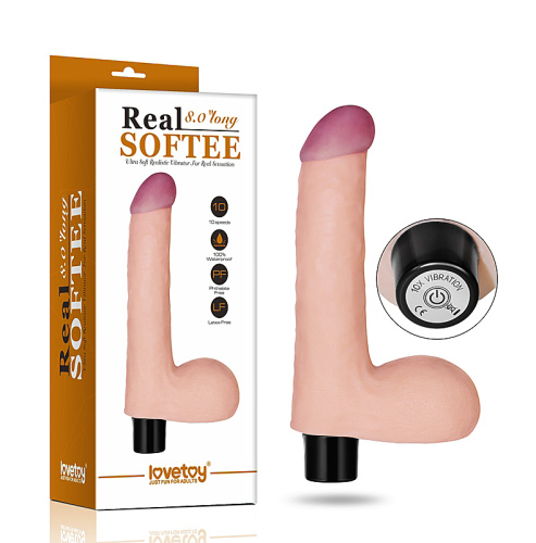 Вибратор-реалистик «Real Softee» 0914 LV  фото 5