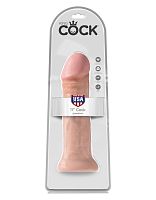 5537-21 PD / Фаллоимитатор-гигант на присоске телесный King Cock 11 Cock Flesh