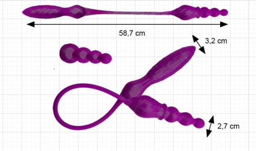 Вибратор для пар "2X-Double Vibrator + LRS", фиолетовый фото 7