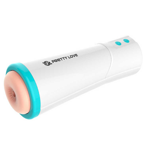 Мастурбатор с имитацией фрикций Pretty Love Aby, белый фото 2