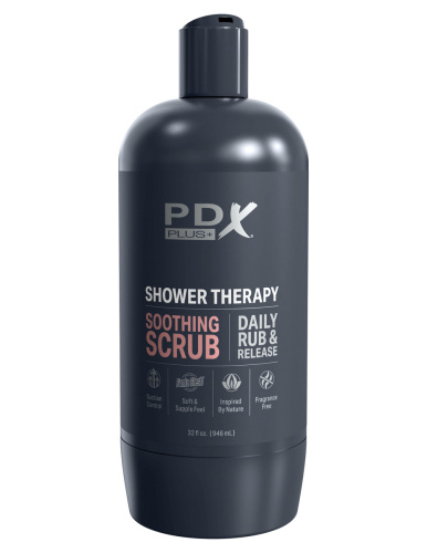 RD62222 / Мастурбатор Shower Therapy, Soothing Scrub - Tan фото 5