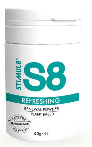 Пудра для ухода за секс игрушками из киберкожи S8 Renewal Powder 60 г 97431
