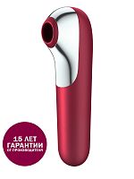 Satisfyer Стимулятор клитора вакуум-волновой Dual Love J2018-99, красный