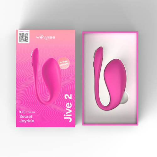Вибратор We-Vibe Jive 2 розовый, в комплекте батарейка для пульта SNJV4SG3