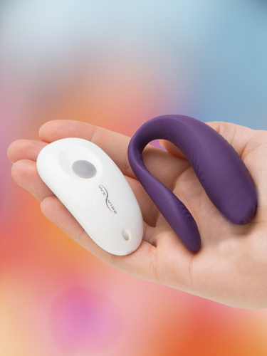 We-Vibe Вибратор для пар из силикона Unite 2.0 7.4 cм, фиолетовый фото 8