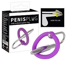 5177040000 / Уретральный Стимулятор с силиконовым кольцом под головку Penis Plug